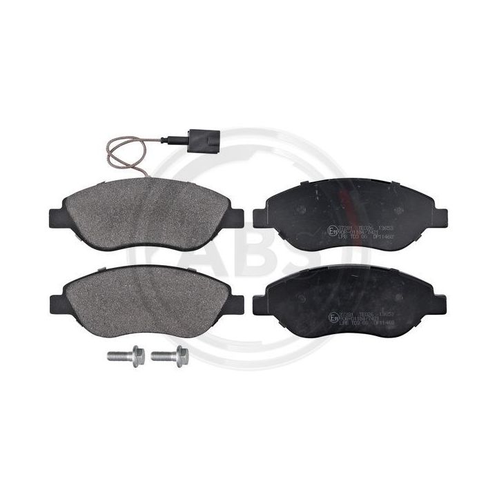 Stabdžių trinkelių rinkinys, diskinis stabdys A.B.S. 37281