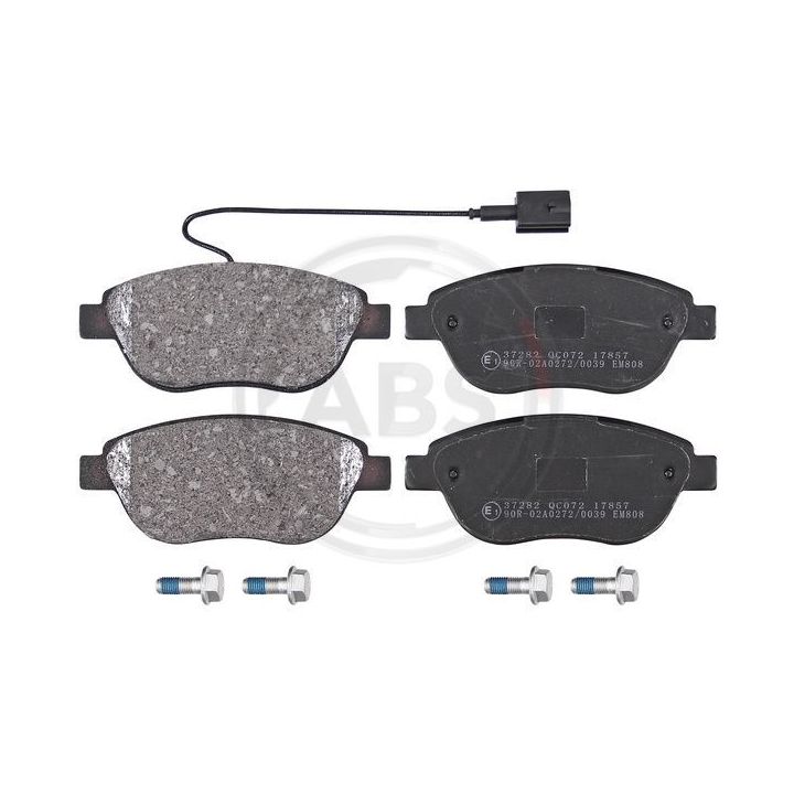 Stabdžių trinkelių rinkinys, diskinis stabdys A.B.S. 37282