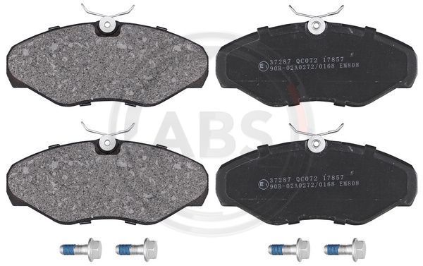 Stabdžių trinkelių rinkinys, diskinis stabdys A.B.S. 37287