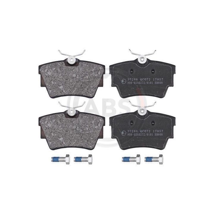 Stabdžių trinkelių rinkinys, diskinis stabdys A.B.S. 37288