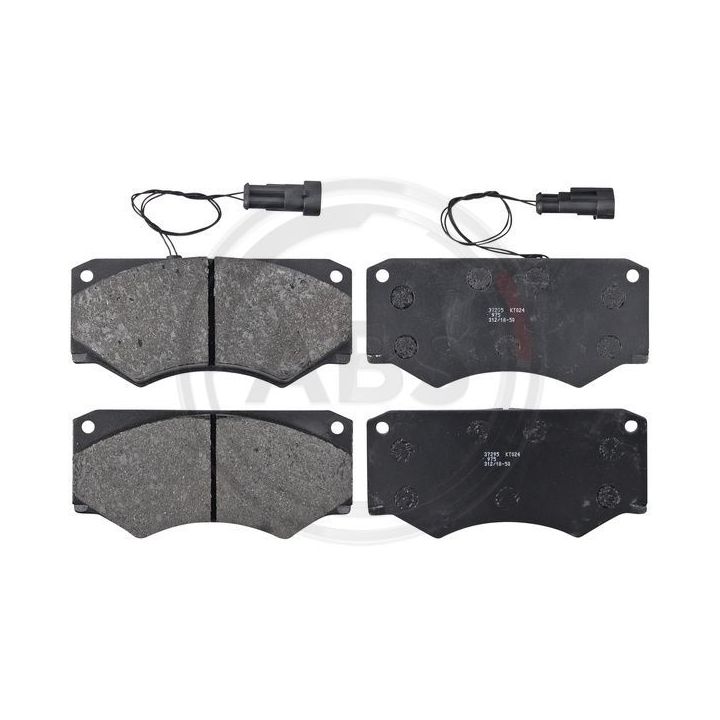 Stabdžių trinkelių rinkinys, diskinis stabdys A.B.S. 37295