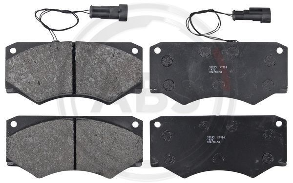 Stabdžių trinkelių rinkinys, diskinis stabdys A.B.S. 37295