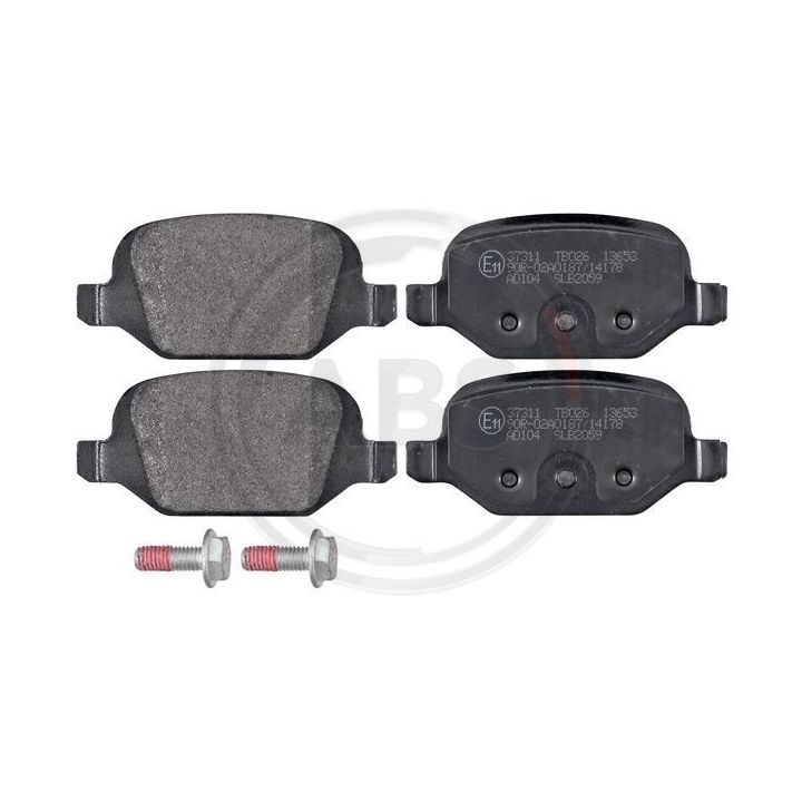 Stabdžių trinkelių rinkinys, diskinis stabdys A.B.S. 37311