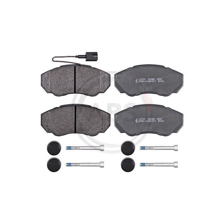 Stabdžių trinkelių rinkinys, diskinis stabdys A.B.S. 37331