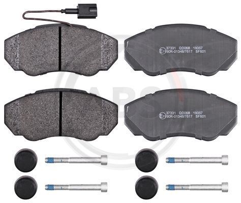 Stabdžių trinkelių rinkinys, diskinis stabdys A.B.S. 37331