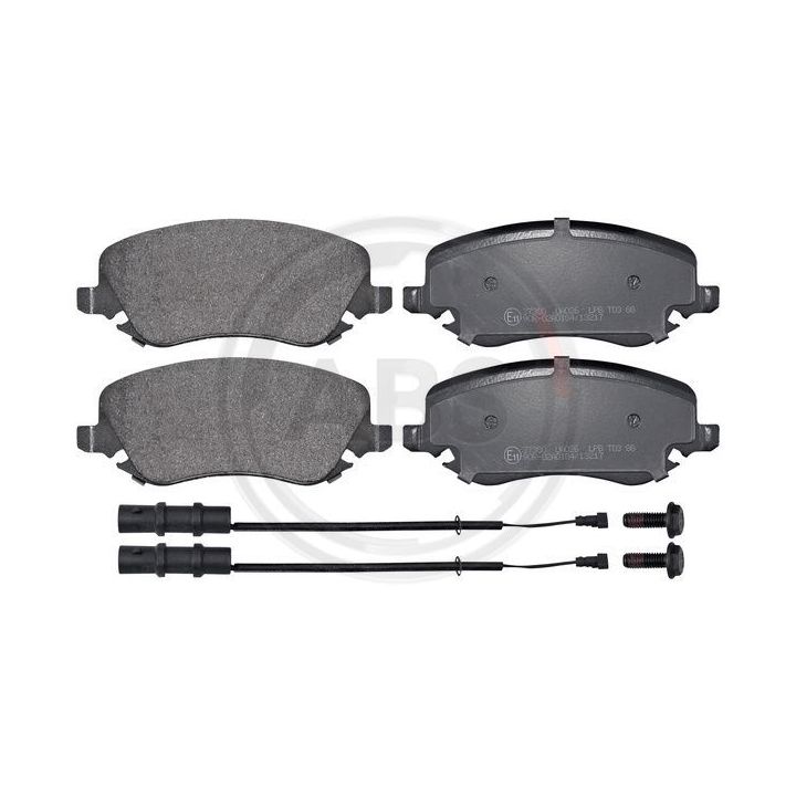 Stabdžių trinkelių rinkinys, diskinis stabdys A.B.S. 37380