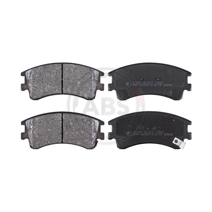 Stabdžių trinkelių rinkinys, diskinis stabdys A.B.S. 37381