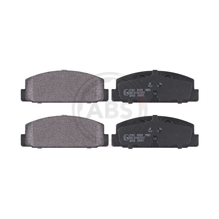 Stabdžių trinkelių rinkinys, diskinis stabdys A.B.S. 37382