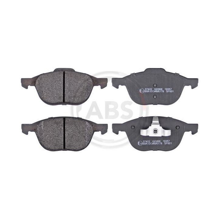 Stabdžių trinkelių rinkinys, diskinis stabdys A.B.S. 37422