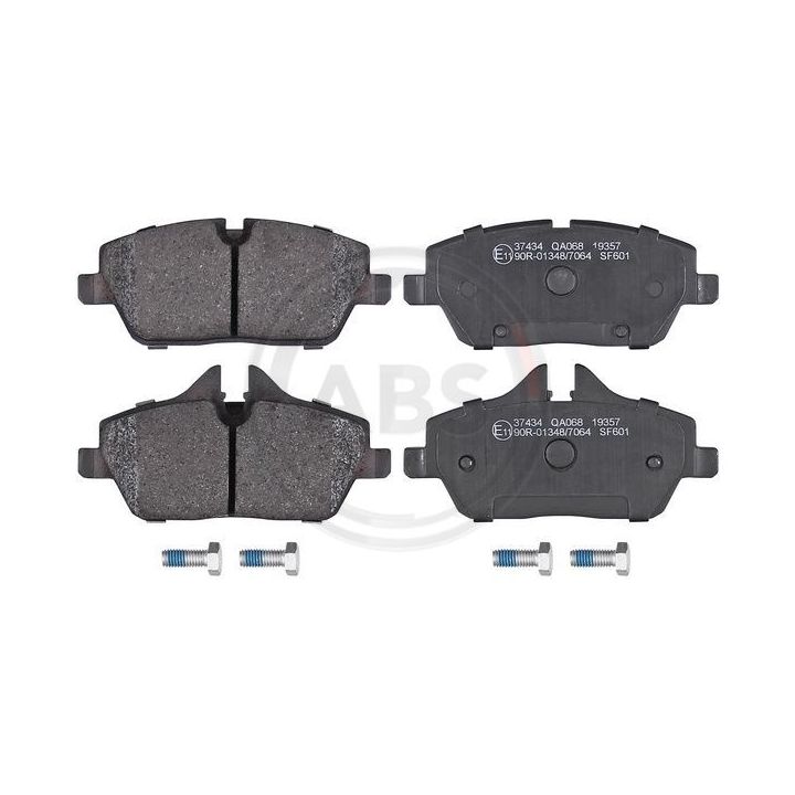 Stabdžių trinkelių rinkinys, diskinis stabdys A.B.S. 37434