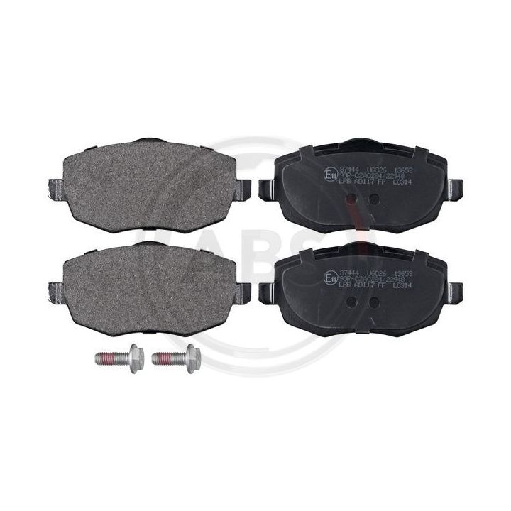 Stabdžių trinkelių rinkinys, diskinis stabdys A.B.S. 37444