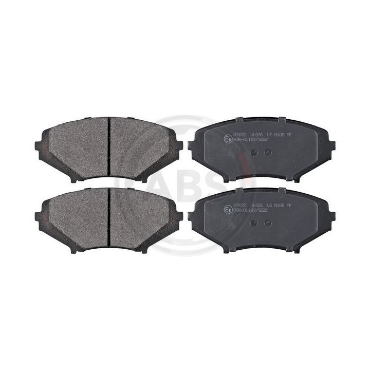 Stabdžių trinkelių rinkinys, diskinis stabdys A.B.S. 37472