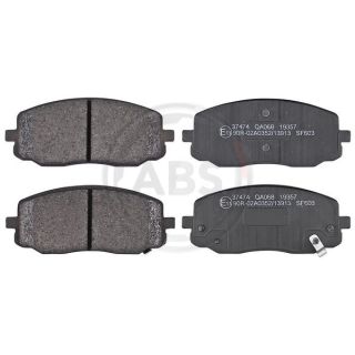 Stabdžių trinkelių rinkinys, diskinis stabdys A.B.S. 37474