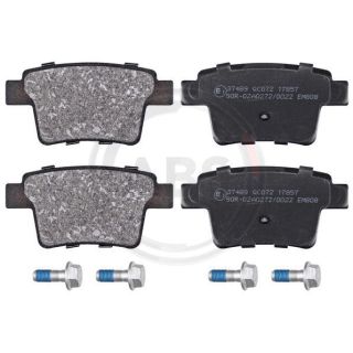 Stabdžių trinkelių rinkinys, diskinis stabdys A.B.S. 37489