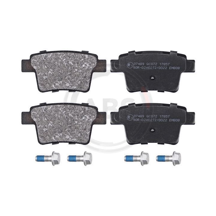 Stabdžių trinkelių rinkinys, diskinis stabdys A.B.S. 37489