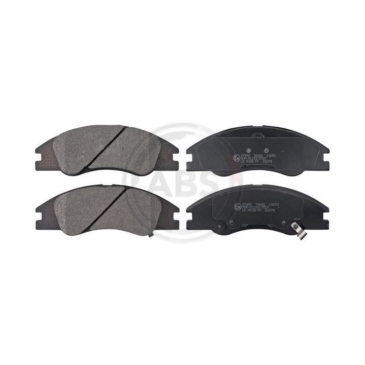 Stabdžių trinkelių rinkinys, diskinis stabdys A.B.S. 37492