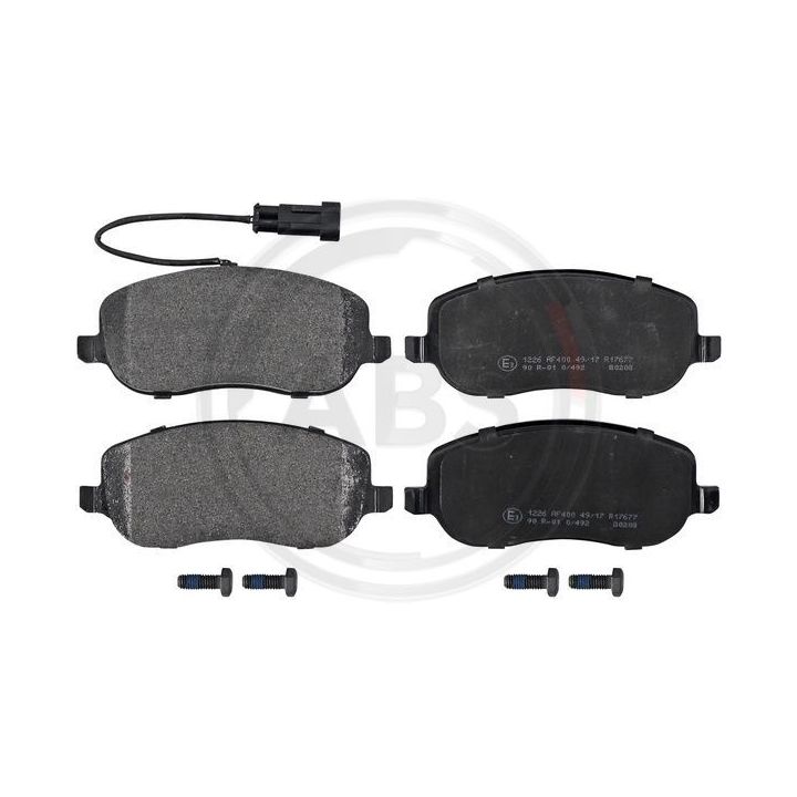 Stabdžių trinkelių rinkinys, diskinis stabdys A.B.S. 37495