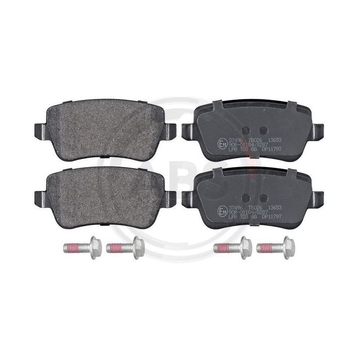 Stabdžių trinkelių rinkinys, diskinis stabdys A.B.S. 37496