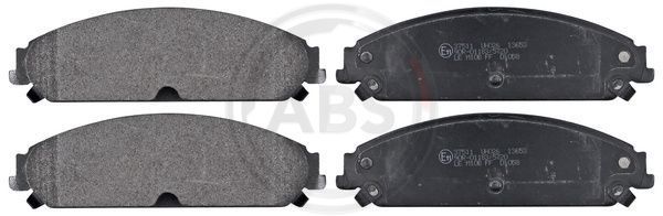 Stabdžių trinkelių rinkinys, diskinis stabdys A.B.S. 37511