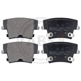 Stabdžių trinkelių rinkinys, diskinis stabdys A.B.S. 37512