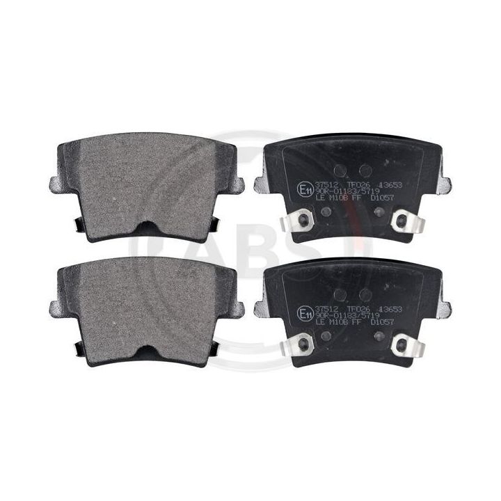 Stabdžių trinkelių rinkinys, diskinis stabdys A.B.S. 37512