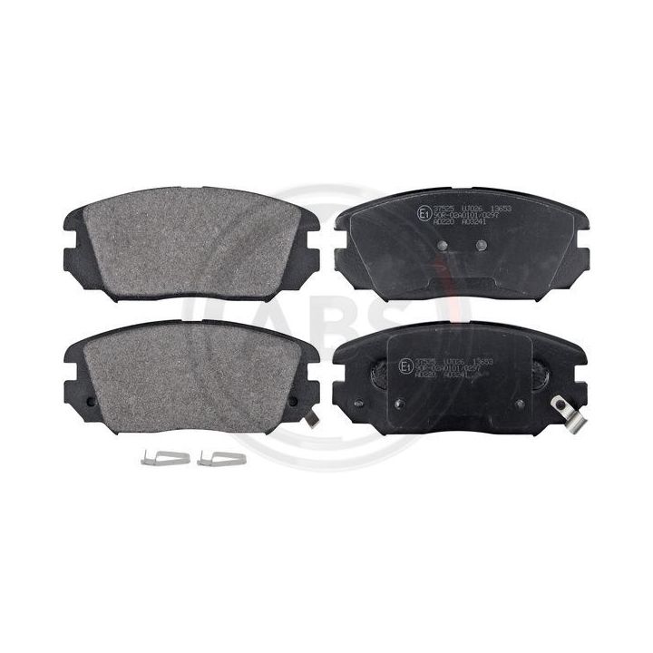 Stabdžių trinkelių rinkinys, diskinis stabdys A.B.S. 37525