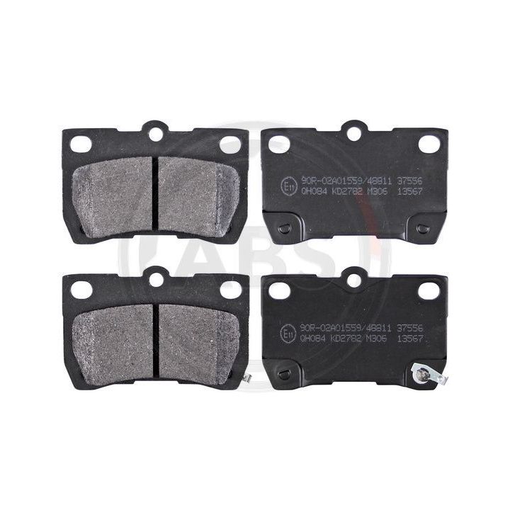 Stabdžių trinkelių rinkinys, diskinis stabdys A.B.S. 37556