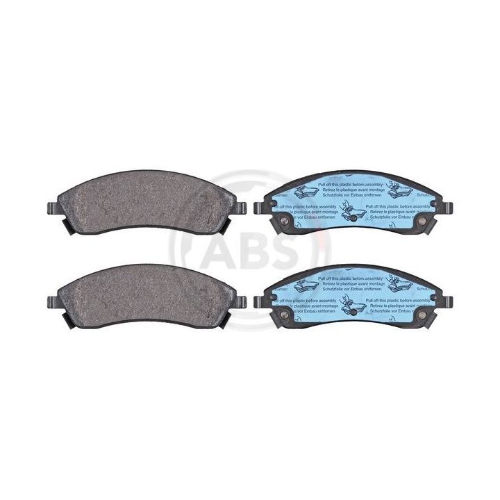 Stabdžių trinkelių rinkinys, diskinis stabdys A.B.S. 37570