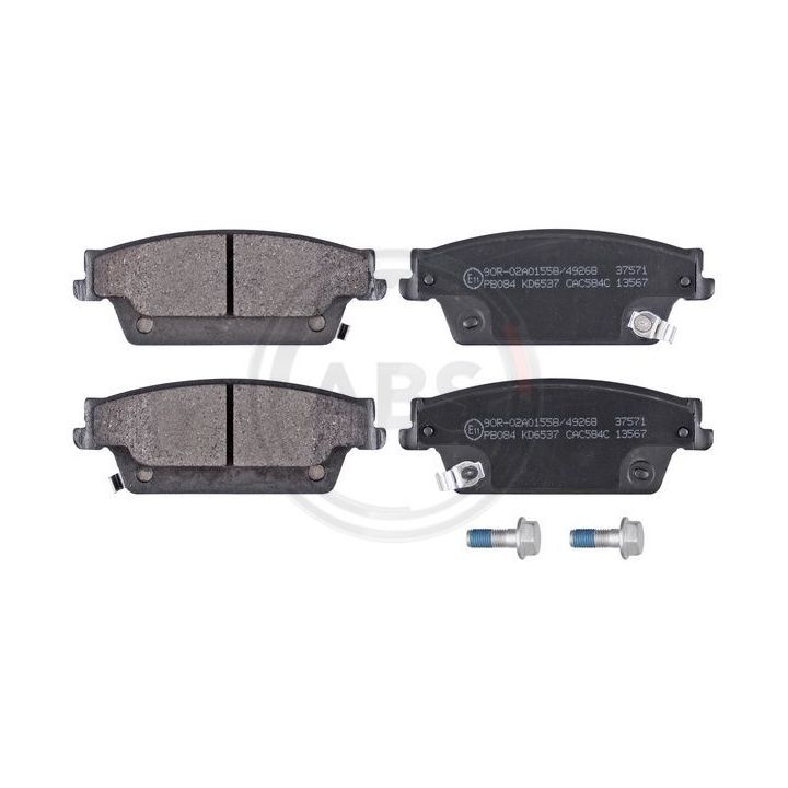 Stabdžių trinkelių rinkinys, diskinis stabdys A.B.S. 37571