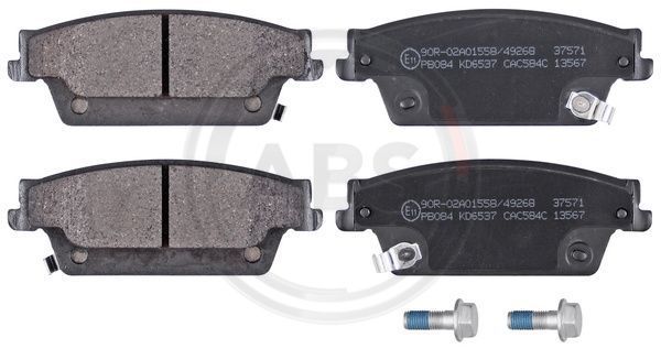 Stabdžių trinkelių rinkinys, diskinis stabdys A.B.S. 37571