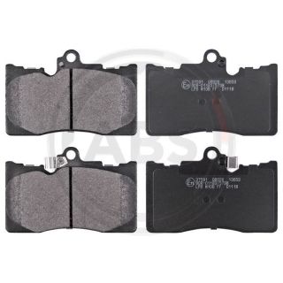 Stabdžių trinkelių rinkinys, diskinis stabdys A.B.S. 37591