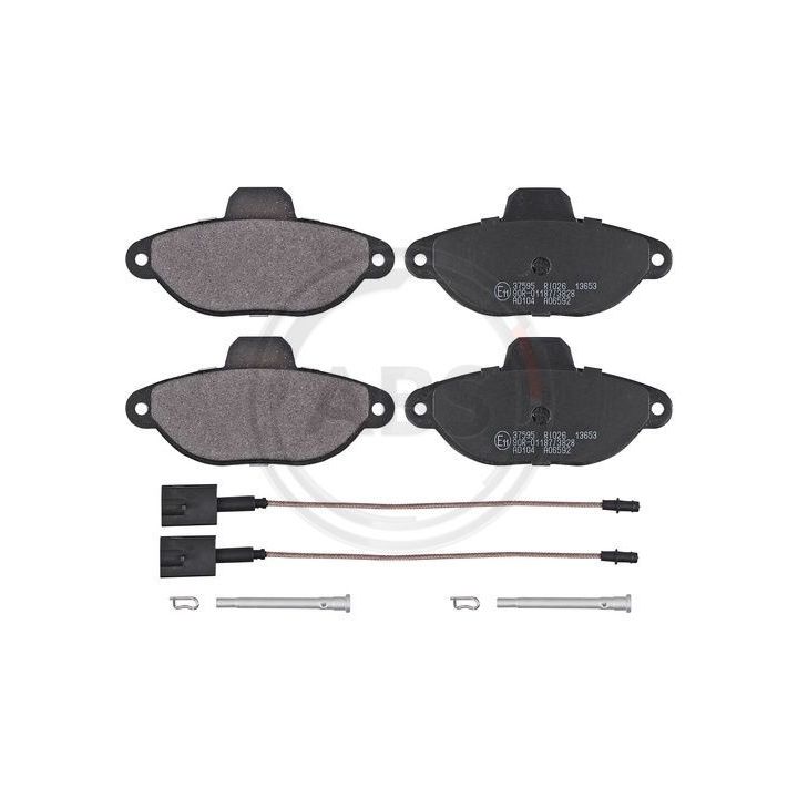 Stabdžių trinkelių rinkinys, diskinis stabdys A.B.S. 37595