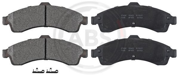 Stabdžių trinkelių rinkinys, diskinis stabdys A.B.S. 37626