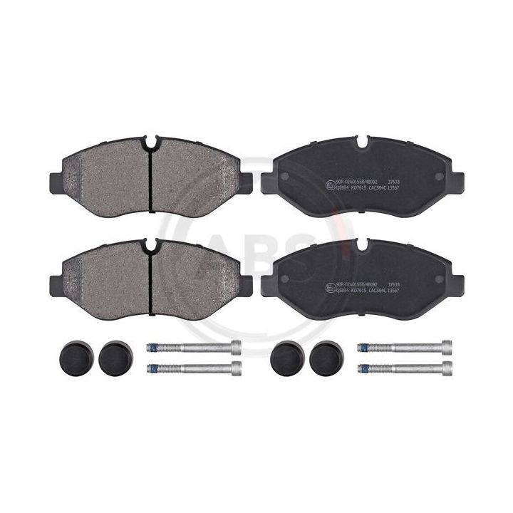 Stabdžių trinkelių rinkinys, diskinis stabdys A.B.S. 37633