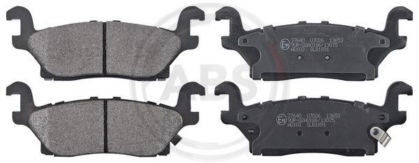 Stabdžių trinkelių rinkinys, diskinis stabdys A.B.S. 37640