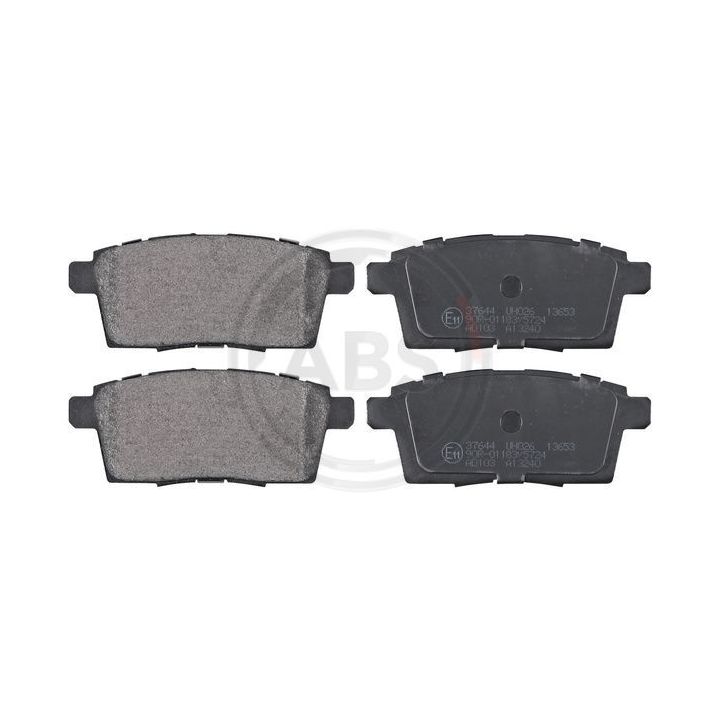 Stabdžių trinkelių rinkinys, diskinis stabdys A.B.S. 37644