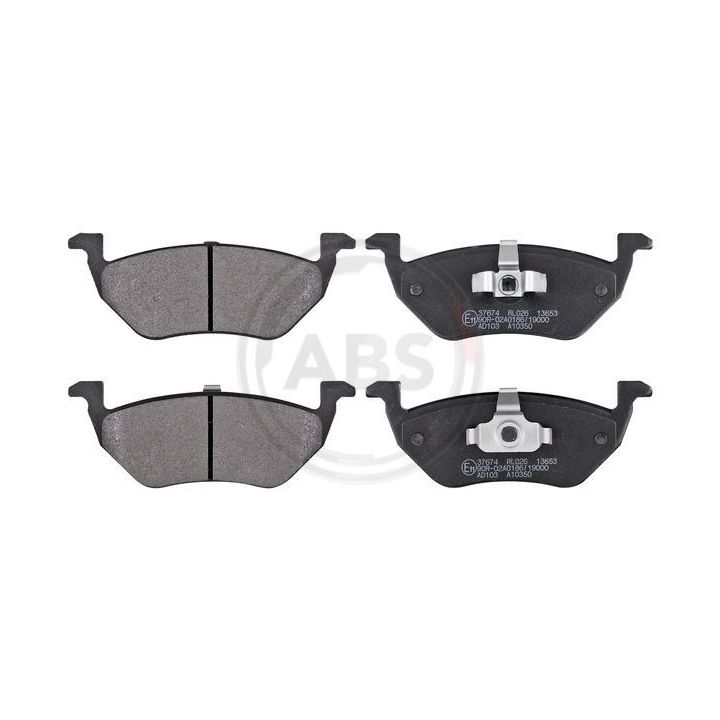 Stabdžių trinkelių rinkinys, diskinis stabdys A.B.S. 37674