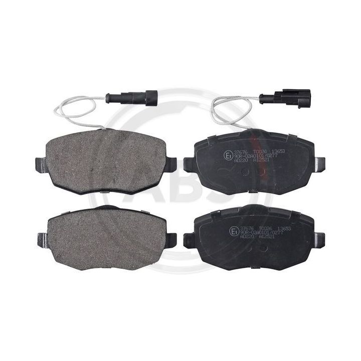 Stabdžių trinkelių rinkinys, diskinis stabdys A.B.S. 37676