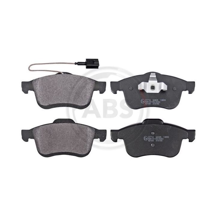 Stabdžių trinkelių rinkinys, diskinis stabdys A.B.S. 37714