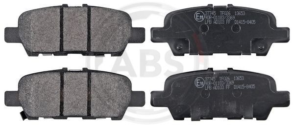 Stabdžių trinkelių rinkinys, diskinis stabdys A.B.S. 37745