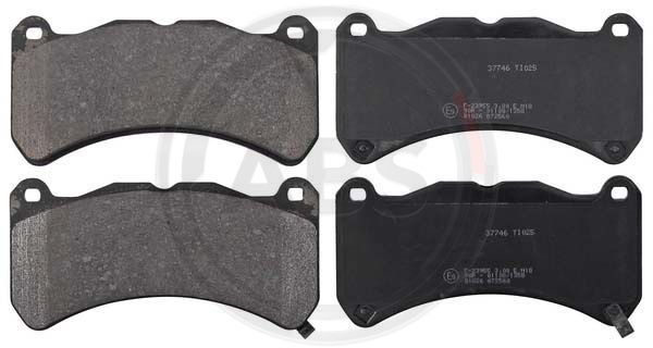 Stabdžių trinkelių rinkinys, diskinis stabdys A.B.S. 37746