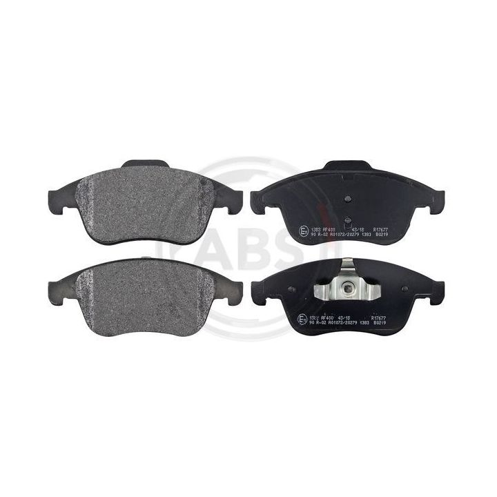 Stabdžių trinkelių rinkinys, diskinis stabdys A.B.S. 37749