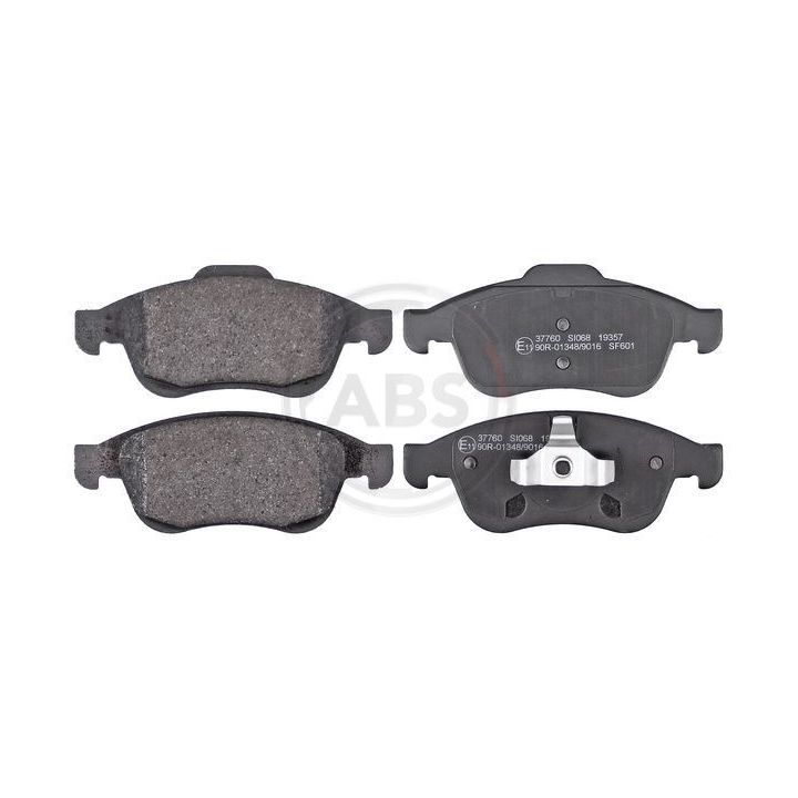 Stabdžių trinkelių rinkinys, diskinis stabdys A.B.S. 37760