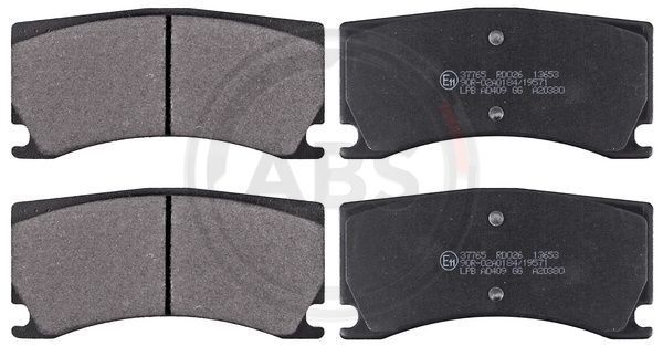 Stabdžių trinkelių rinkinys, diskinis stabdys A.B.S. 37765