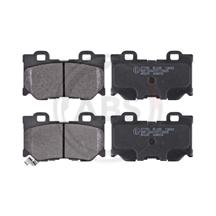 Stabdžių trinkelių rinkinys, diskinis stabdys A.B.S. 37769