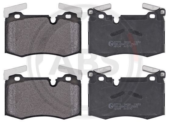 Stabdžių trinkelių rinkinys, diskinis stabdys A.B.S. 37779