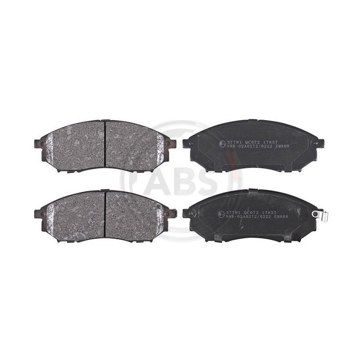 Stabdžių trinkelių rinkinys, diskinis stabdys A.B.S. 37791