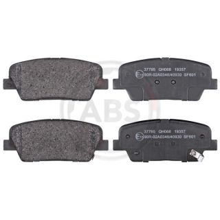 Stabdžių trinkelių rinkinys, diskinis stabdys A.B.S. 37795