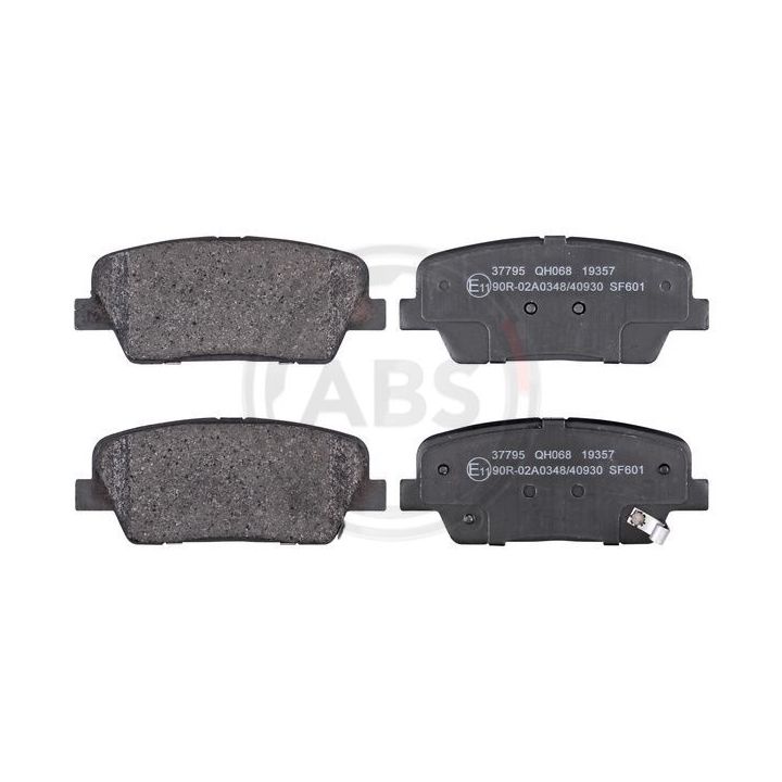 Stabdžių trinkelių rinkinys, diskinis stabdys A.B.S. 37795