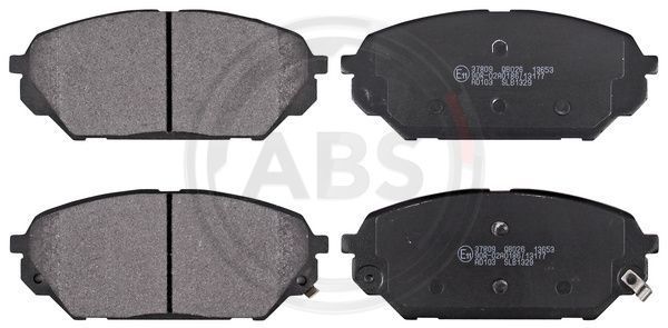 Stabdžių trinkelių rinkinys, diskinis stabdys A.B.S. 37809